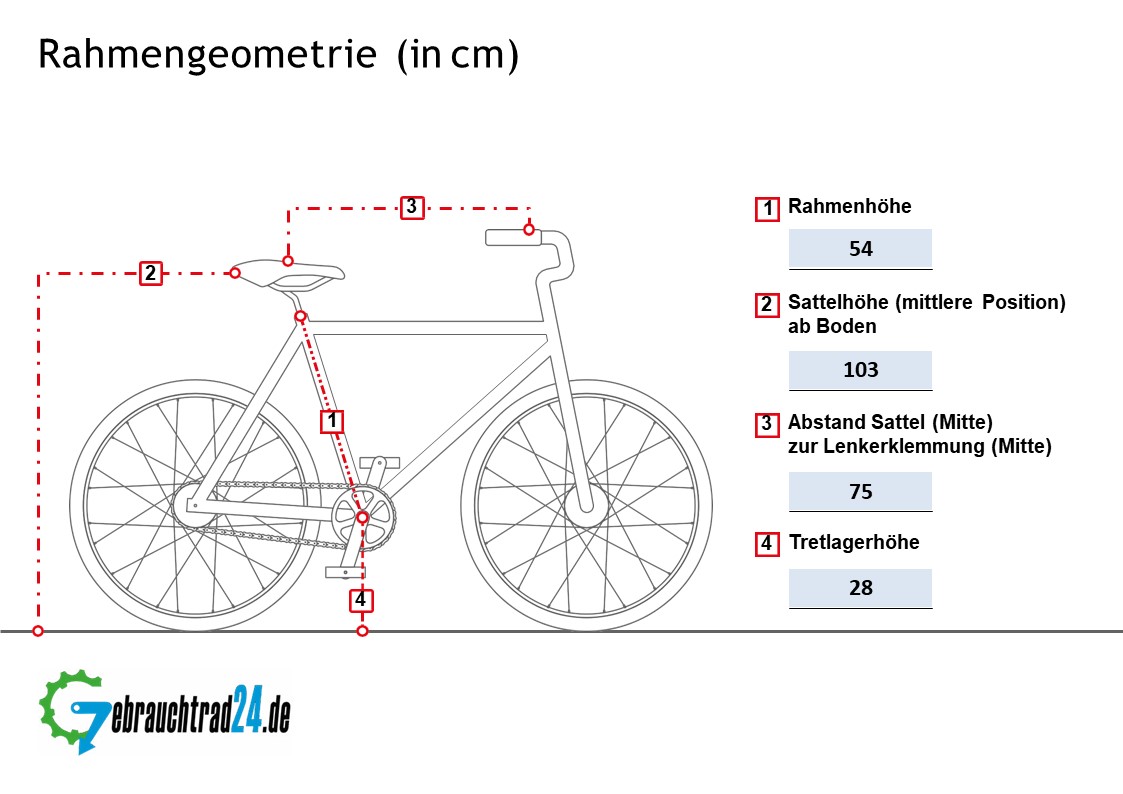 La Bici Endurance Carbon 105 (Art. Nr. 50058-059)   